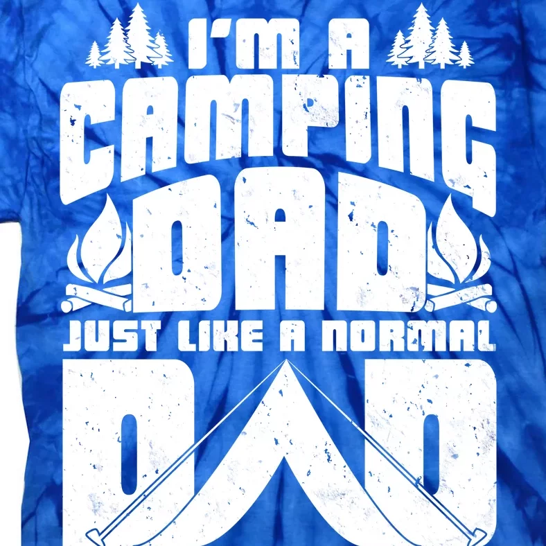 Camping Dad Tie-Dye T-Shirt