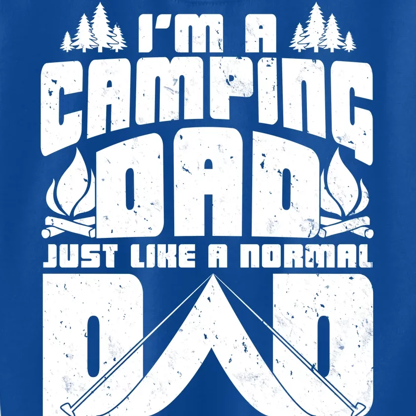 Camping Dad Kids Sweatshirt