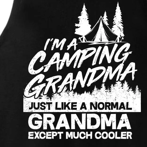 Camping Grandma Ladies Tri-Blend Wicking Tank