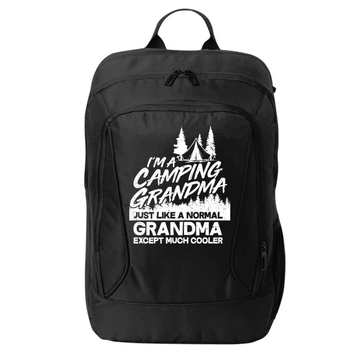 Camping Grandma City Backpack