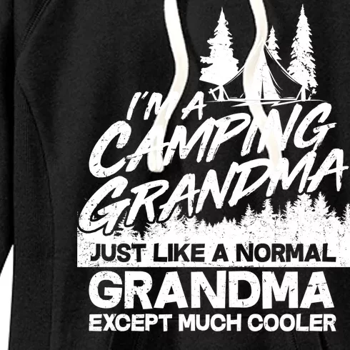 Camping Grandma Women's Fleece Hoodie