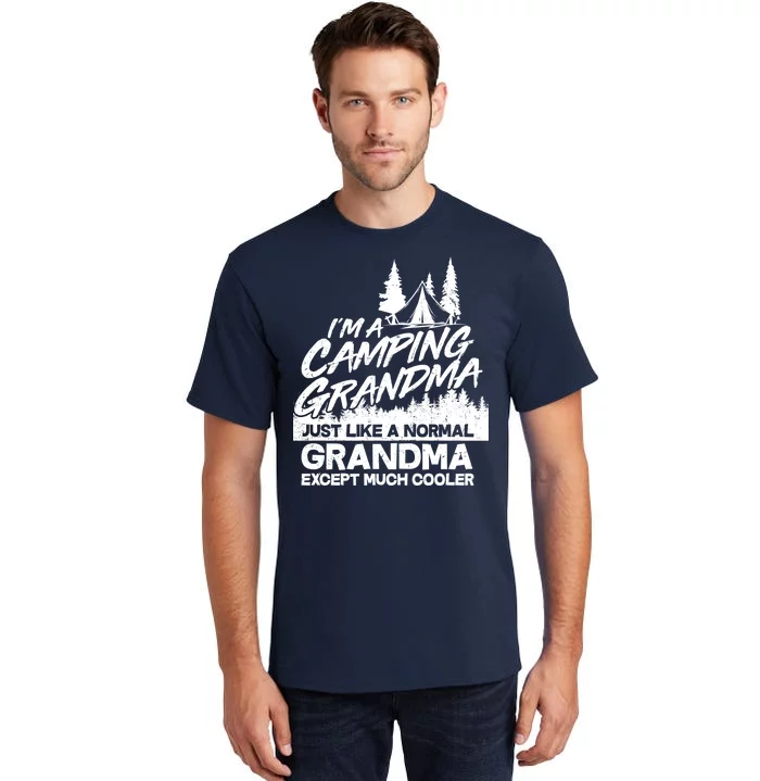 Camping Grandma Tall T-Shirt