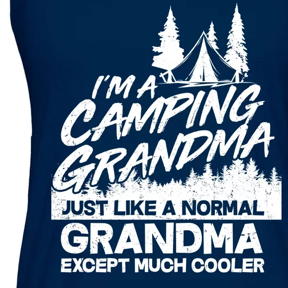 Camping Grandma Ladies Essential Flowy Tank