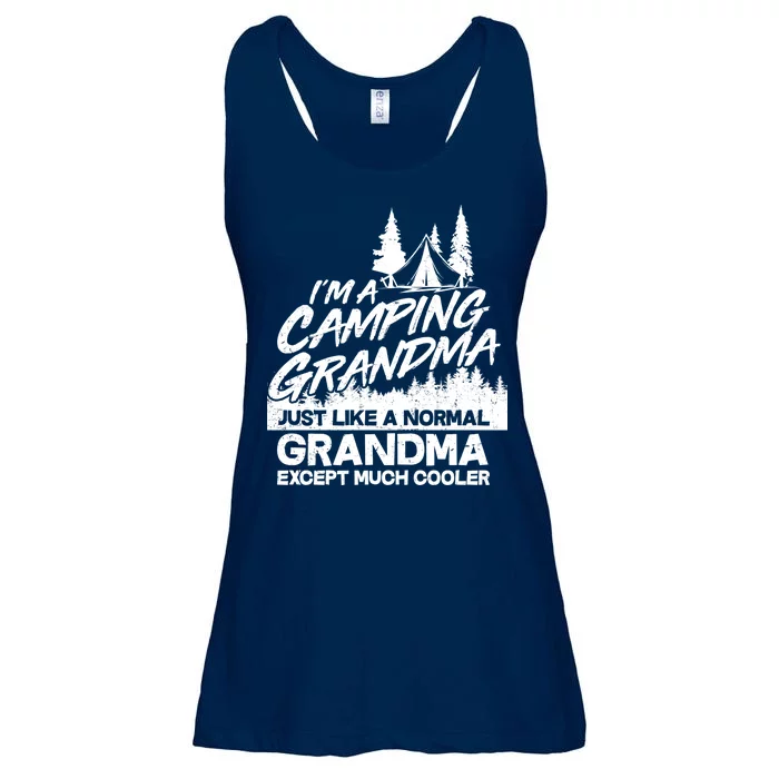 Camping Grandma Ladies Essential Flowy Tank