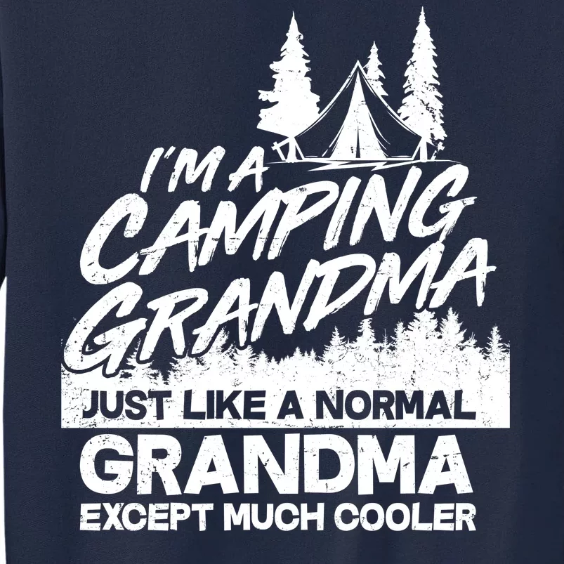 Camping Grandma Tall Sweatshirt