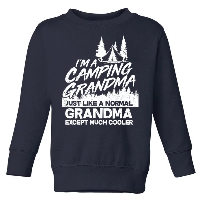 Camping Grandma Toddler Sweatshirt