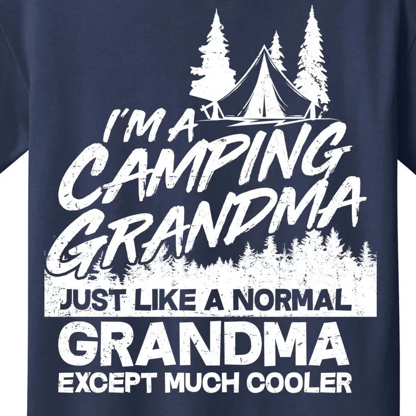 Camping Grandma Kids T-Shirt