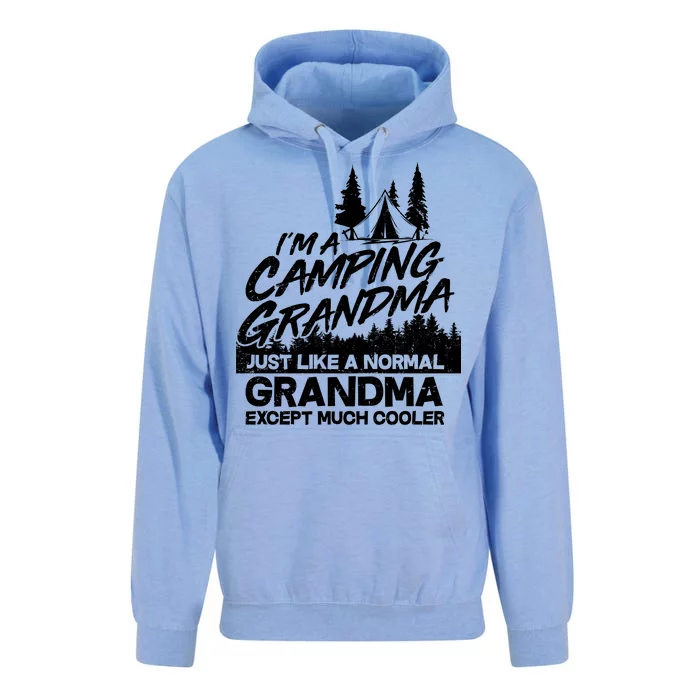 Camping Grandma Unisex Surf Hoodie