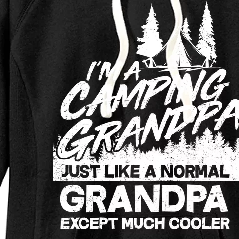 Camping Grandpa Women's Fleece Hoodie