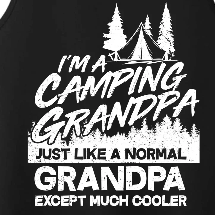 Camping Grandpa Performance Tank