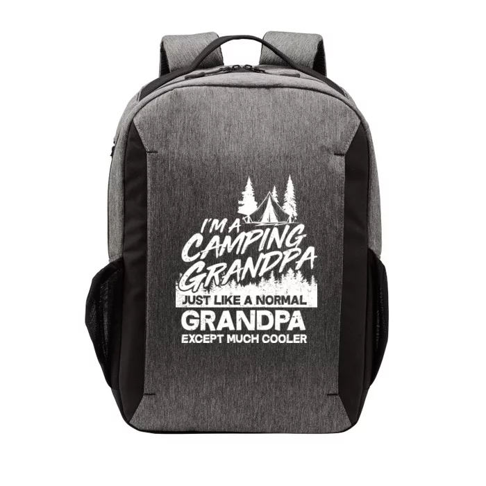 Camping Grandpa Vector Backpack