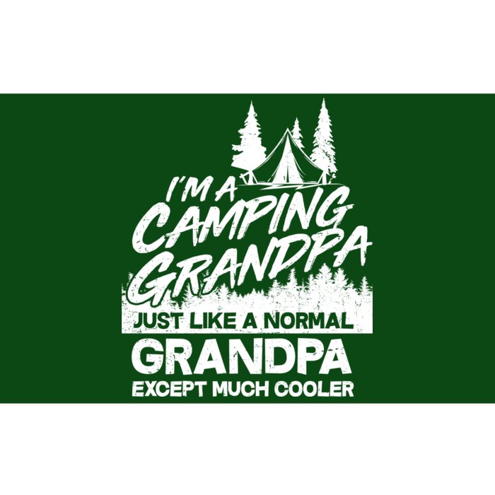 Camping Grandpa Bumper Sticker