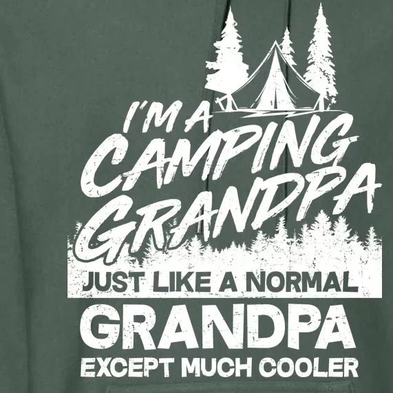 Camping Grandpa Premium Hoodie