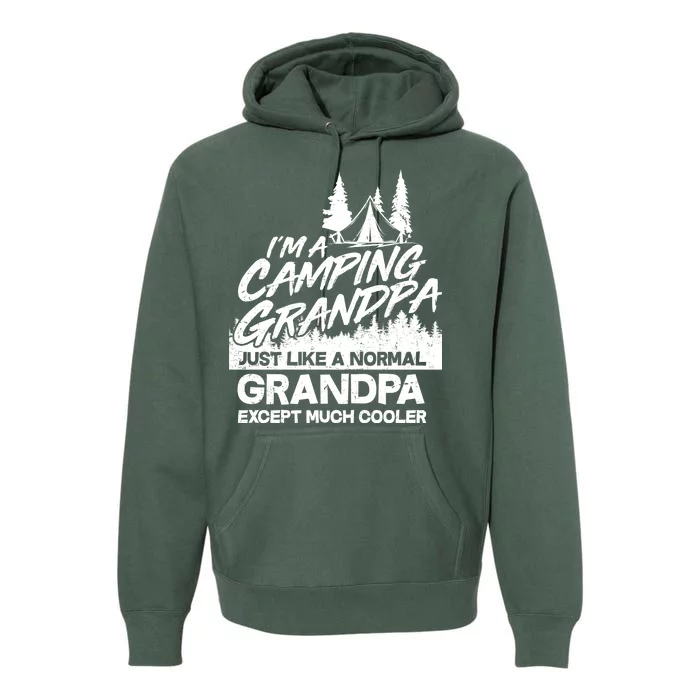 Camping Grandpa Premium Hoodie