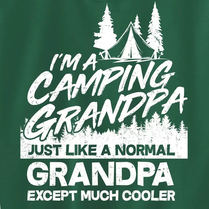 Camping Grandpa Kids Sweatshirt