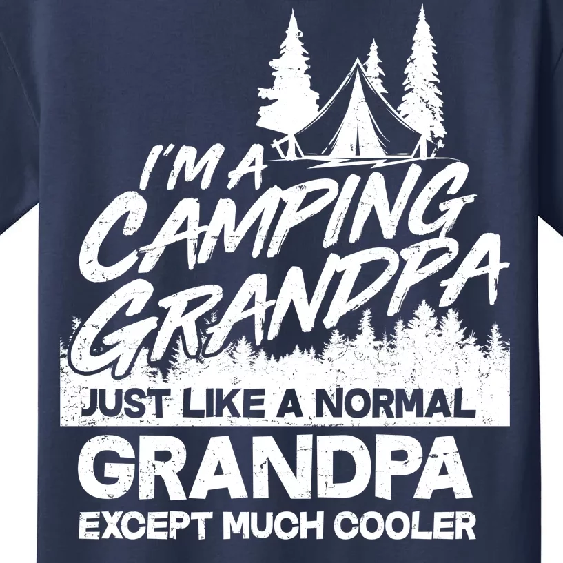 Camping Grandpa Kids T-Shirt