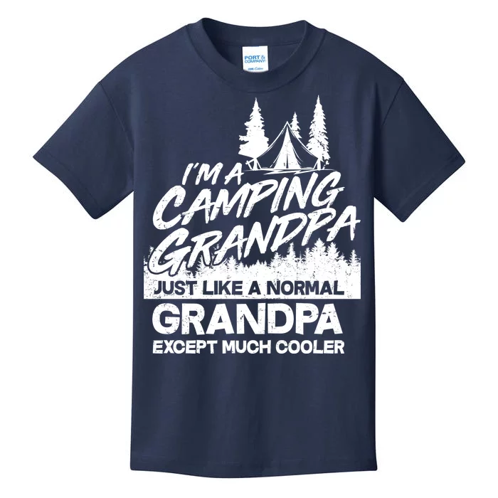 Camping Grandpa Kids T-Shirt