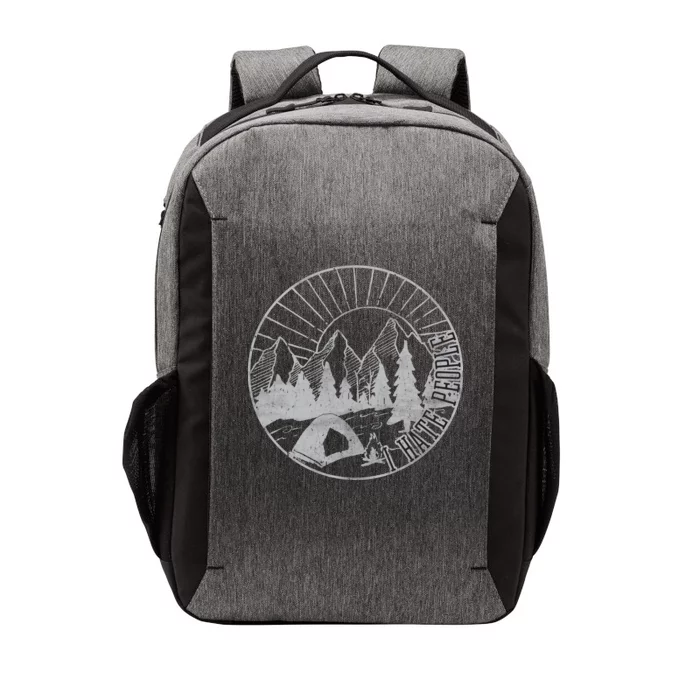 Camping I Hate People Vector Backpack