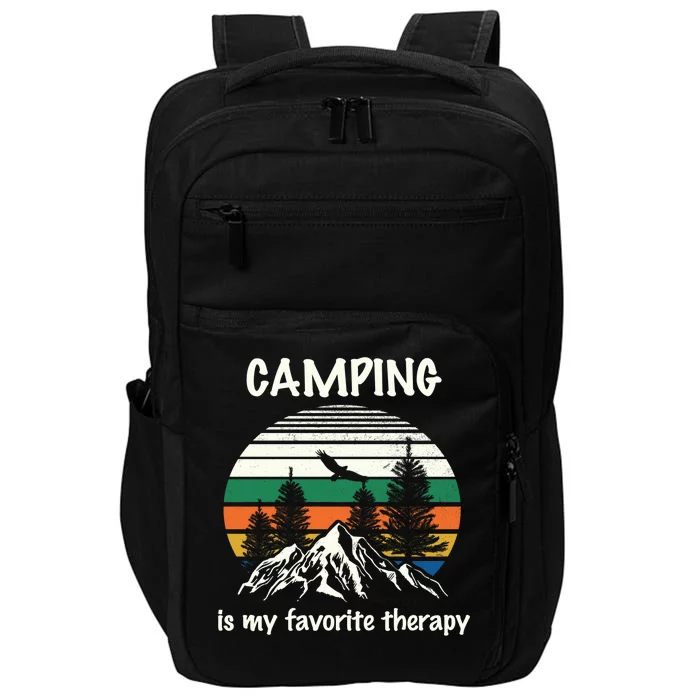 Camping Is My Therapy Impact Tech Backpack