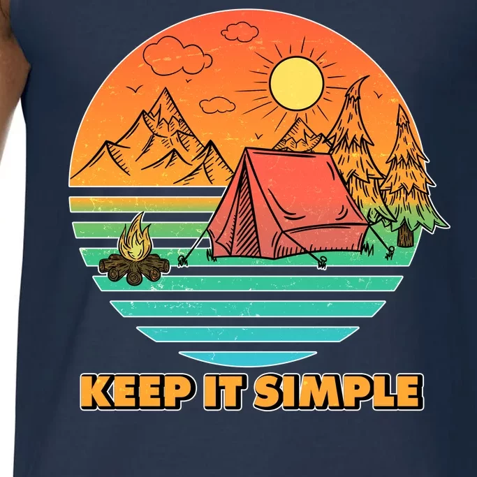 Camping Keep It Simple Comfort Colors® Tank Top