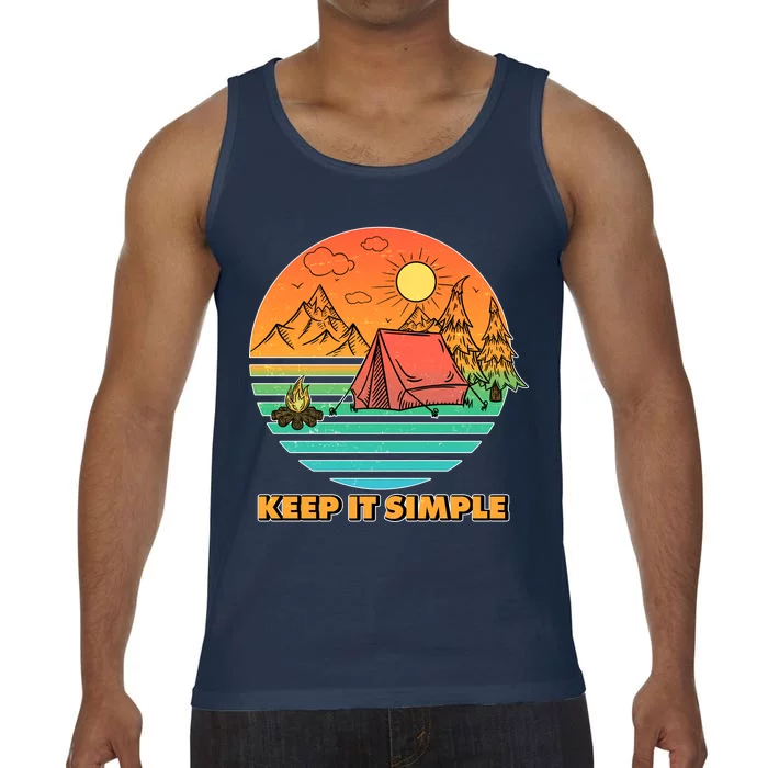 Camping Keep It Simple Comfort Colors® Tank Top