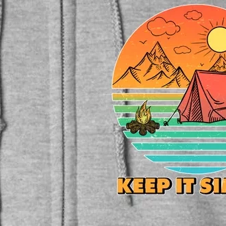 Camping Keep It Simple Full Zip Hoodie