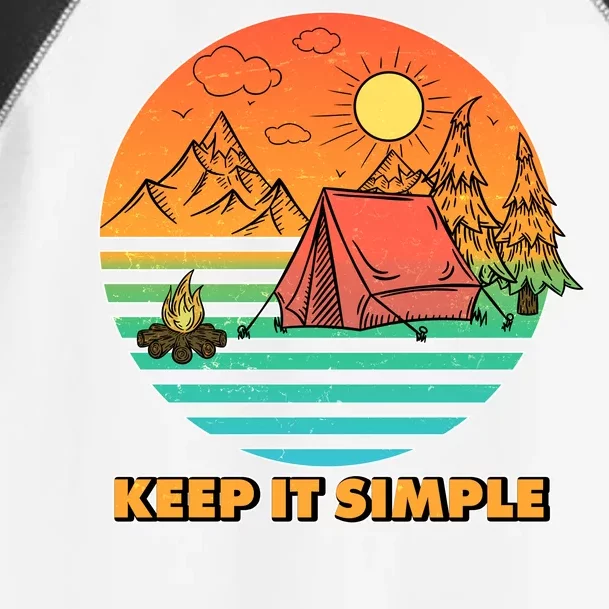 Camping Keep It Simple Toddler Fine Jersey T-Shirt