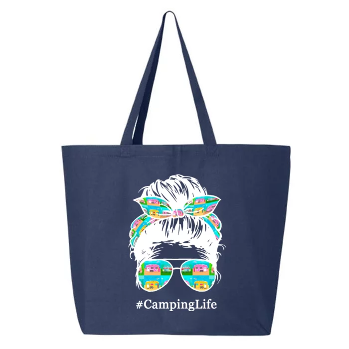 Camping Life Messy Hair 25L Jumbo Tote