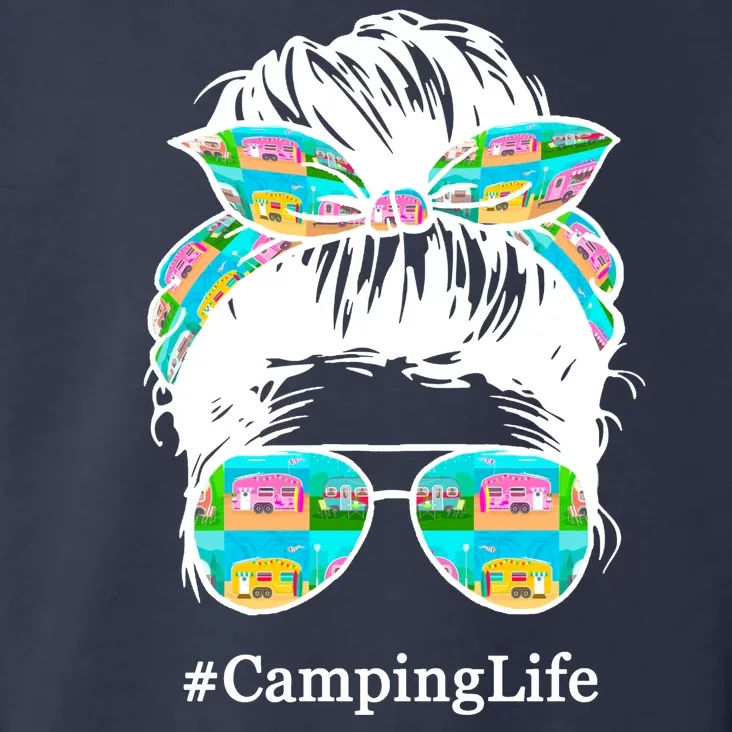 Camping Life Messy Hair Toddler Hoodie