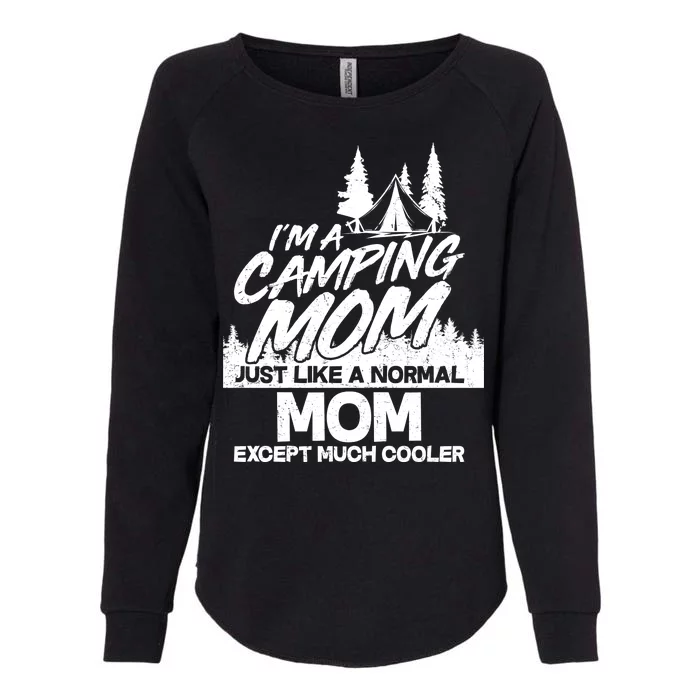 Camping Mom Womens California Wash Sweatshirt