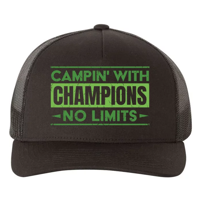 Camping With Champions Yupoong Adult 5-Panel Trucker Hat