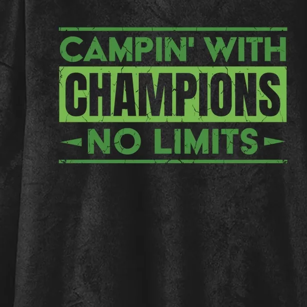 Camping With Champions Hooded Wearable Blanket