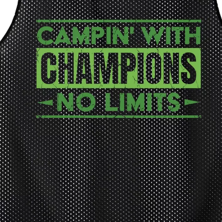 Camping With Champions Mesh Reversible Basketball Jersey Tank