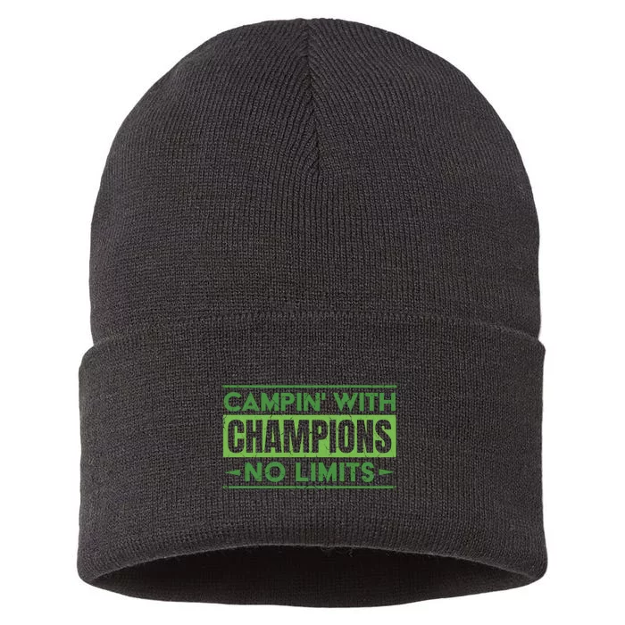 Camping With Champions Sustainable Knit Beanie