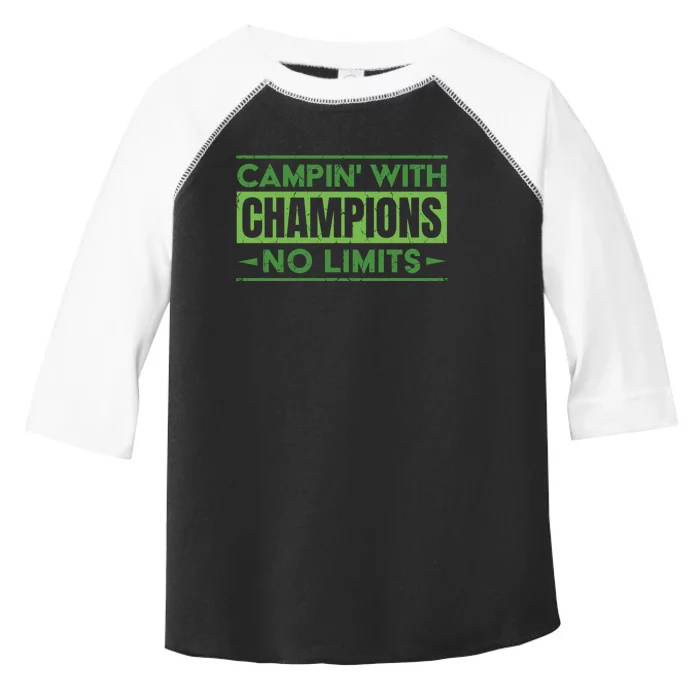 Camping With Champions Toddler Fine Jersey T-Shirt