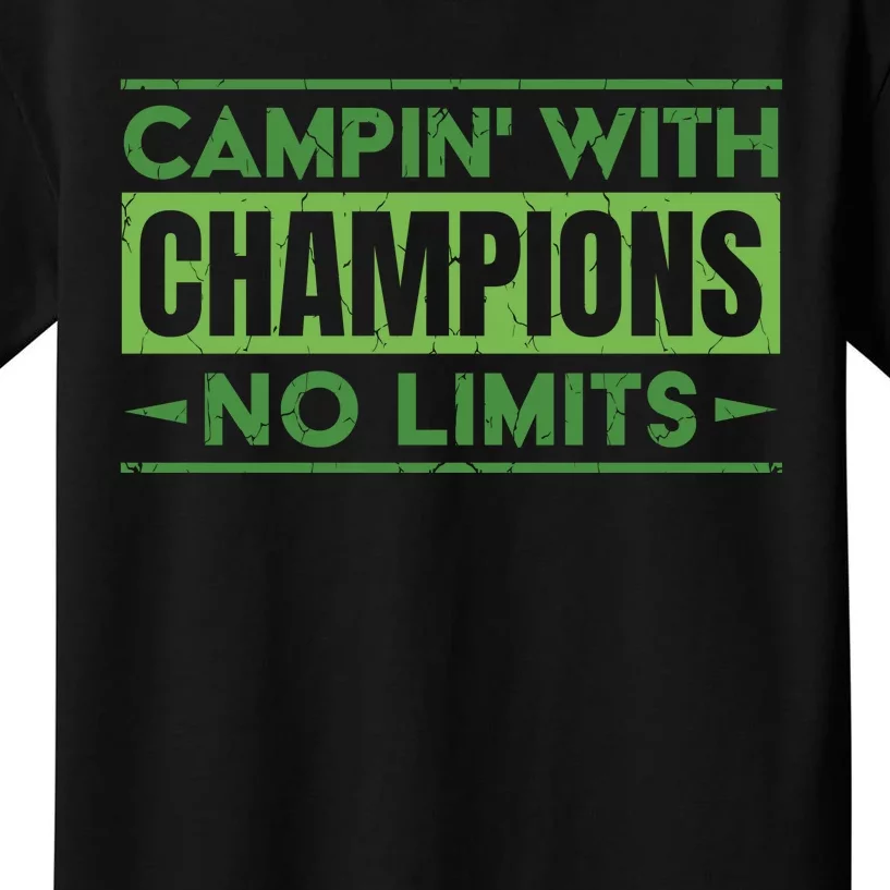 Camping With Champions Kids T-Shirt