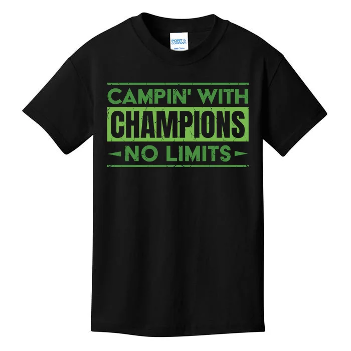 Camping With Champions Kids T-Shirt