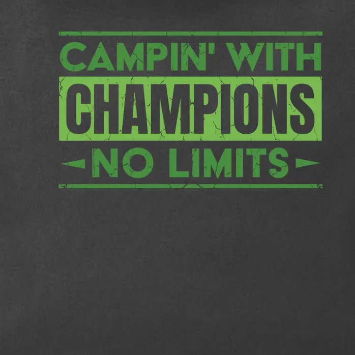 Camping With Champions Zip Tote Bag