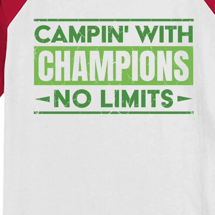 Camping With Champions Kids Colorblock Raglan Jersey