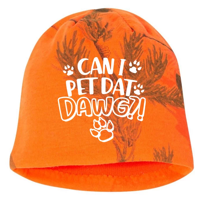 Can I Pet Dat Dawg Kati - Camo Knit Beanie