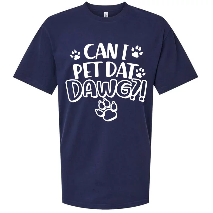 Can I Pet Dat Dawg Sueded Cloud Jersey T-Shirt