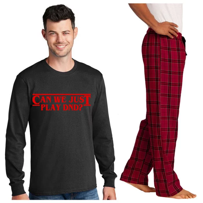 Can We Just Play DND? Long Sleeve Pajama Set