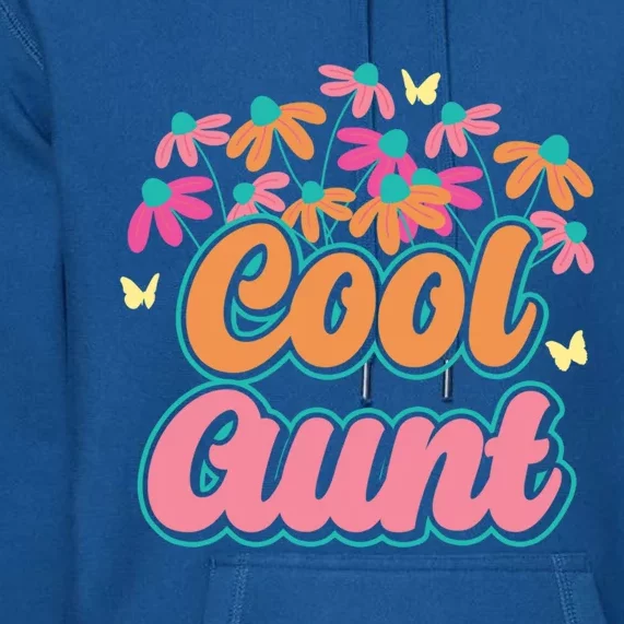 Cool Aunt Niece Nephew Auntie Nephews Gift Premium Hoodie