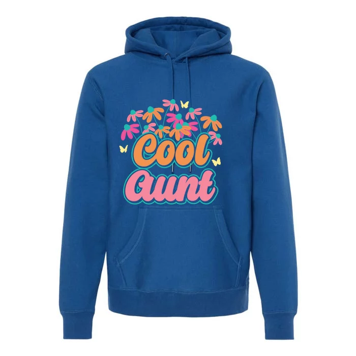 Cool Aunt Niece Nephew Auntie Nephews Gift Premium Hoodie