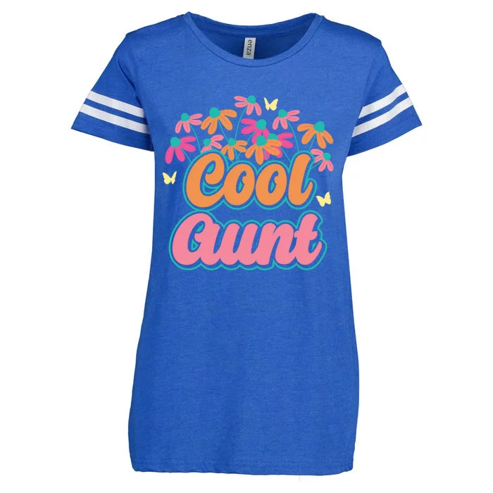 Cool Aunt Niece Nephew Auntie Nephews Gift Enza Ladies Jersey Football T-Shirt