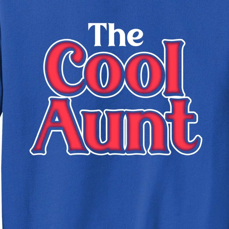 Cool Aunt Niece Nephew Auntie Gift Tall Sweatshirt