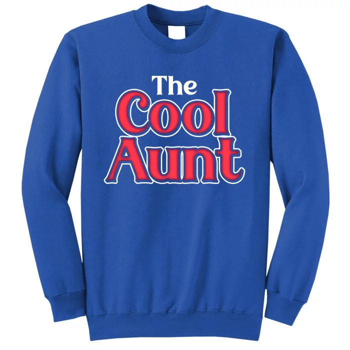 Cool Aunt Niece Nephew Auntie Gift Tall Sweatshirt