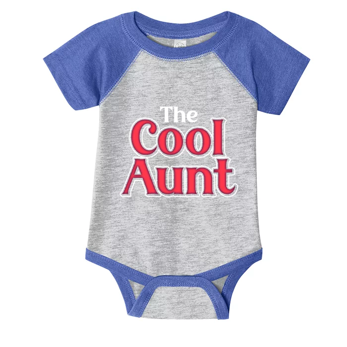 Cool Aunt Niece Nephew Auntie Gift Infant Baby Jersey Bodysuit