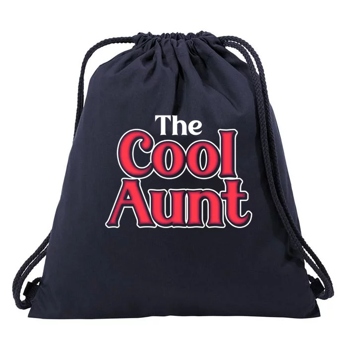 Cool Aunt Niece Nephew Auntie Gift Drawstring Bag