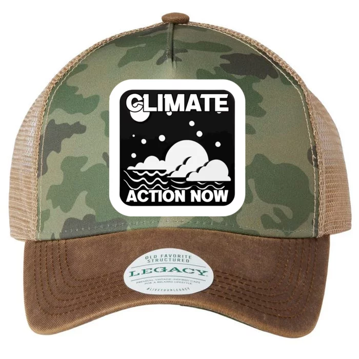 Climate Action Now Graphic Legacy Tie Dye Trucker Hat